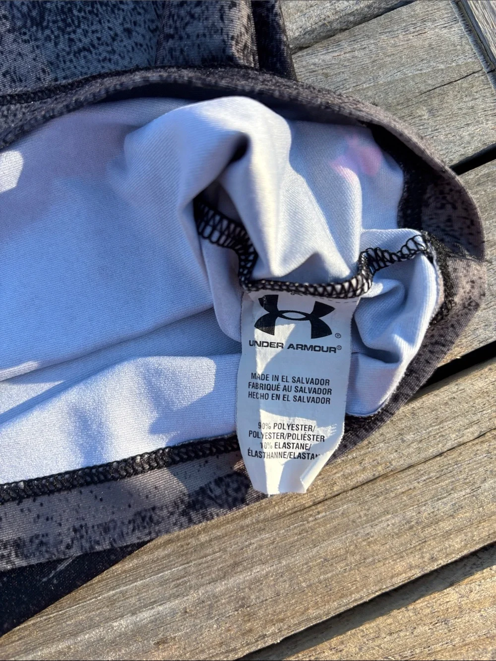 UNDER ARMOUR Pink/Black L Supergirl Heat Gear Performance Top (L-128) - Picture 4 of 9